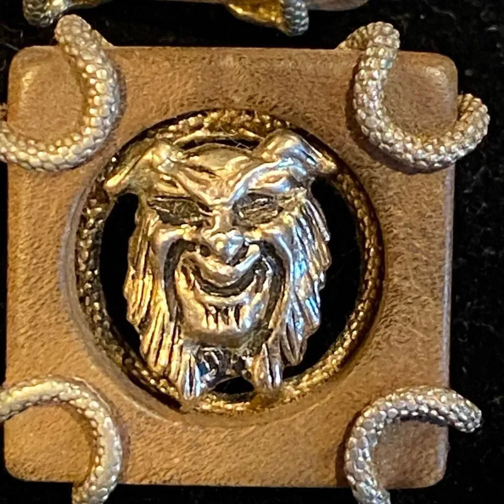 SWANK Devil Gargoyle Cufflinks Vintage